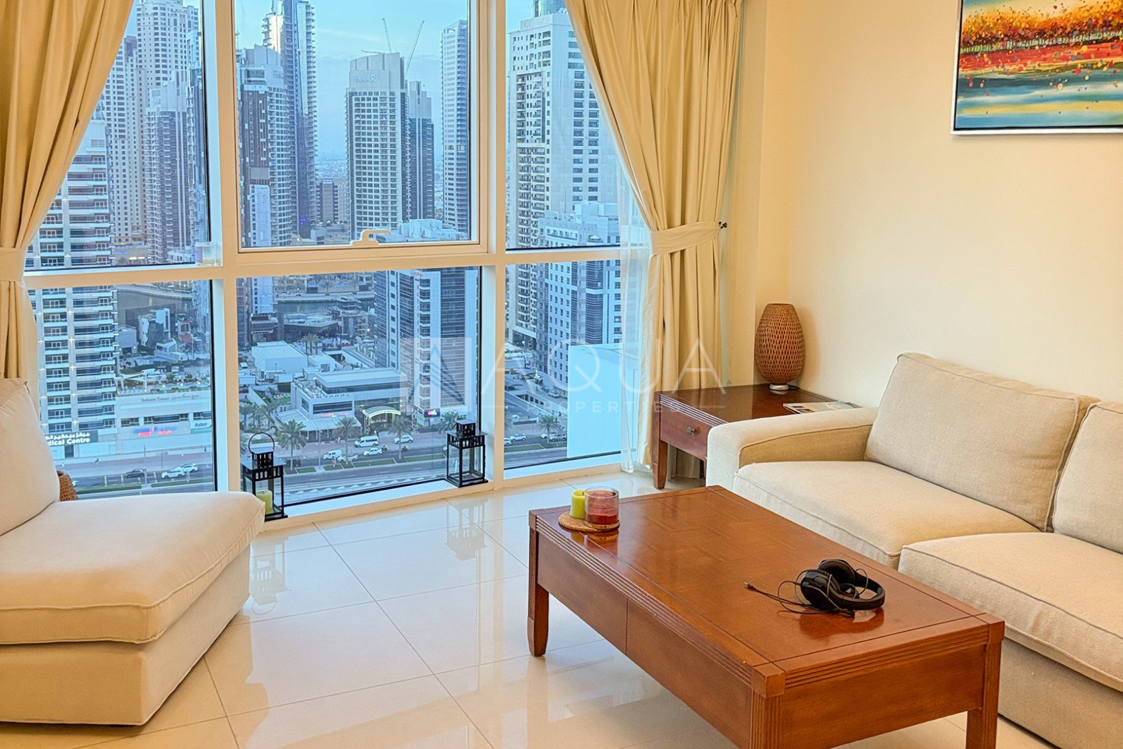 Furnished 1BR | Marina Skyline View | Vacant