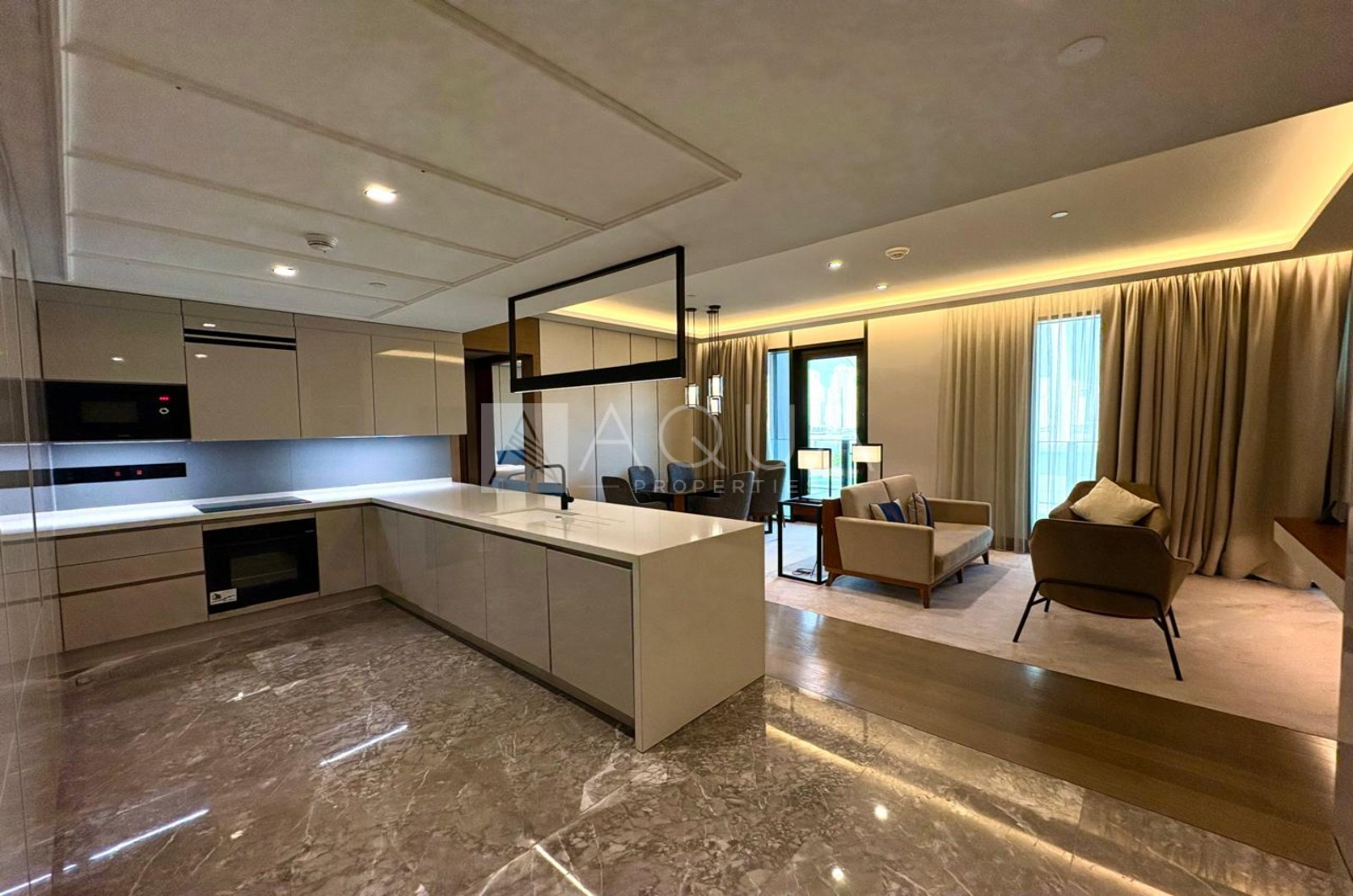 Spacious | 2BR | Ain Dubai and Sea Views