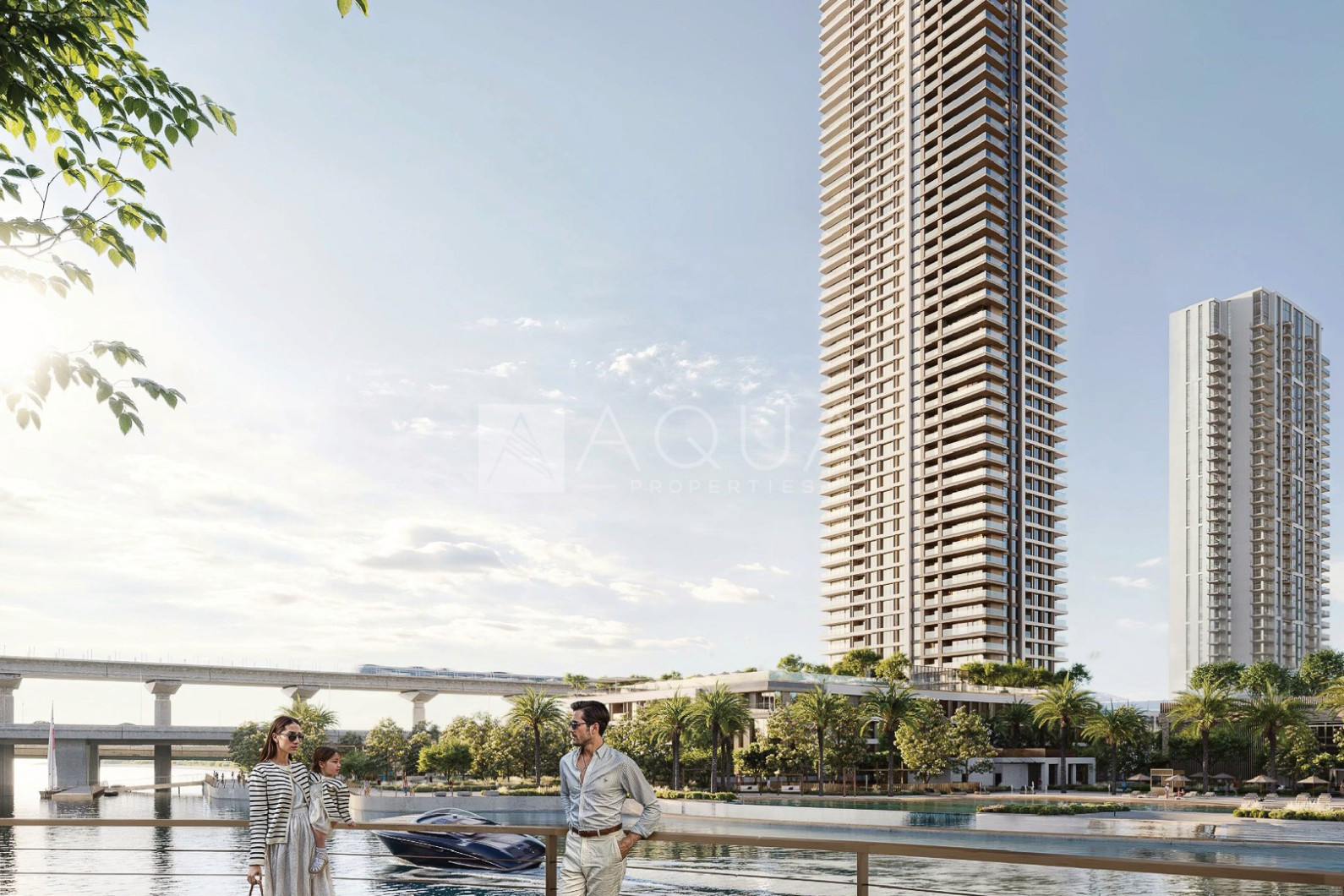 3BR+Maid | High Floor Corner | Burj & Lagoon Views
