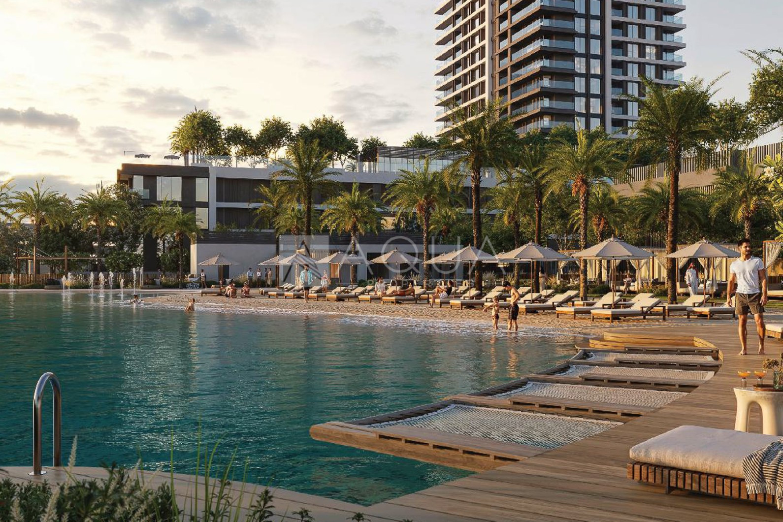 3BR+Maid | High Floor Corner | Burj & Lagoon Views