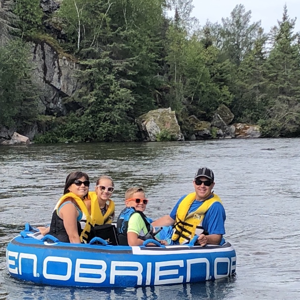 Pinawa Channel Float and Paddle Lazy River Tubing Manitoba