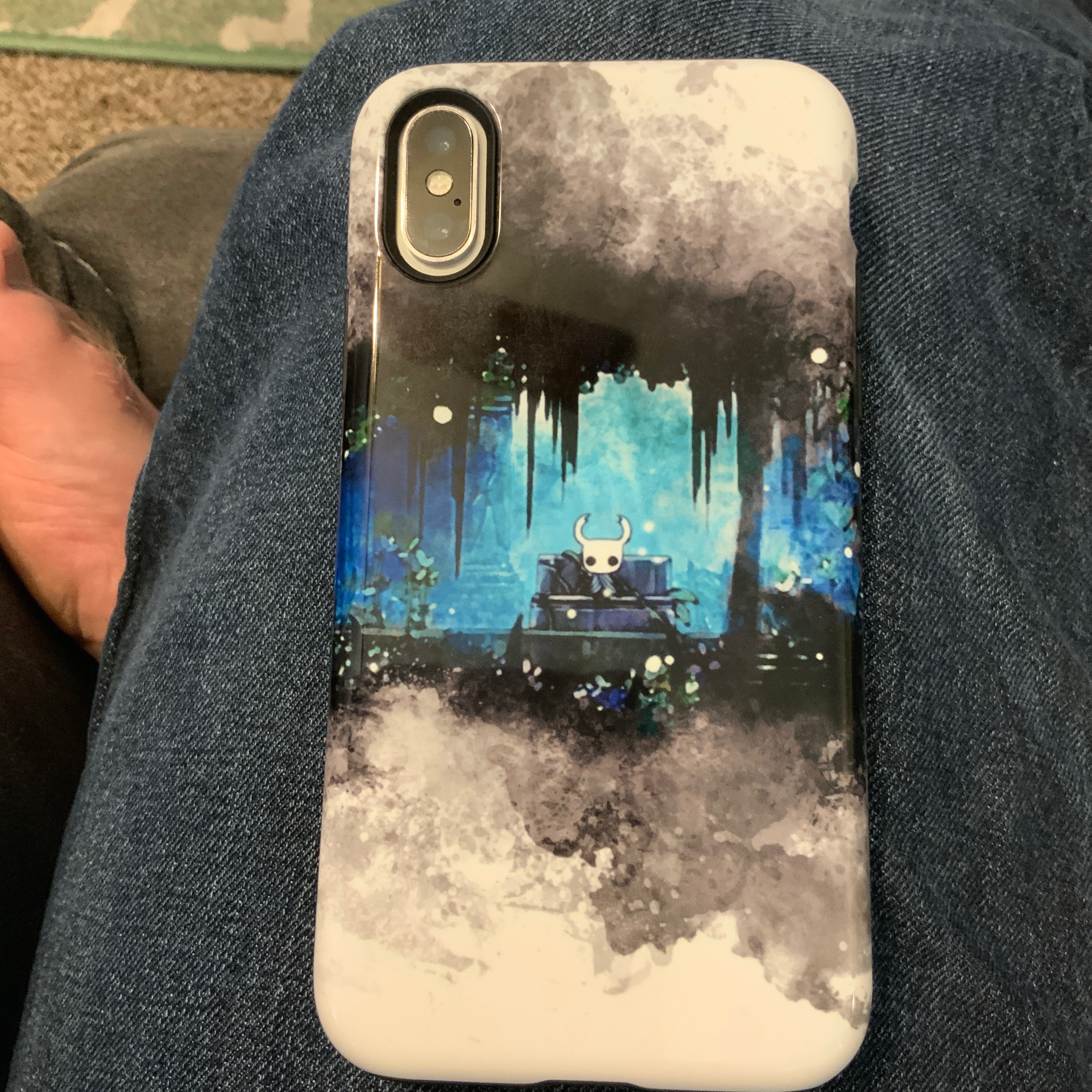 My new phone case, based on Hollow Knight