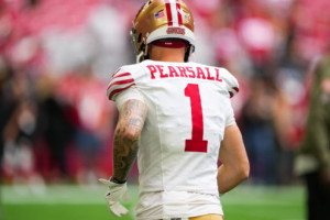 Pearsall of the 49ers Pearsall of the 49ers