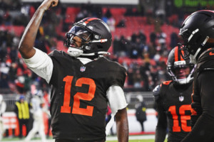 Browns quarterback Sanders Browns quarterback Sanders