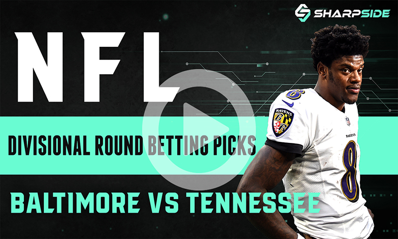 TOP BETS - TITANS VS RAVENS | NFL BETTING PICKS | DIVISIONAL ROUND SATURDAY