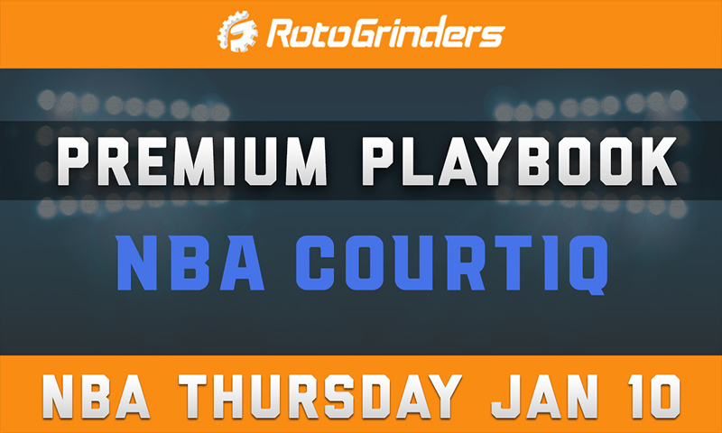 MrTuttle's Premium Playbook - CourtIQ: Thursday, January 10th