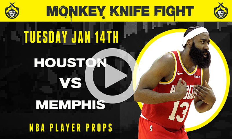 NBA Player Props - Monkey Knife Fight: 1-14-20