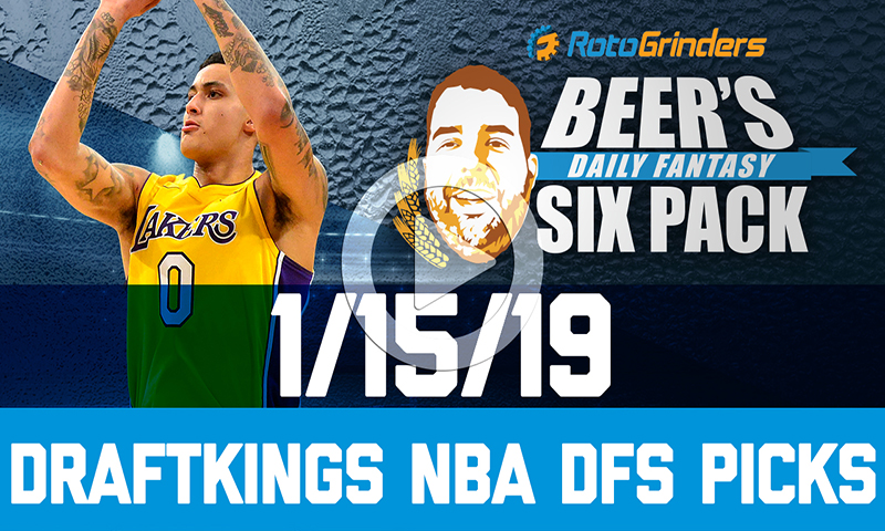 DraftKings NBA Six-Pack: Tuesday, January 15th