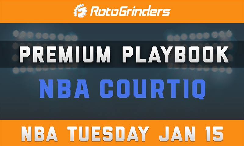 Brit Devine's Premium Playbook - CourtIQ: Tuesday, January 15th