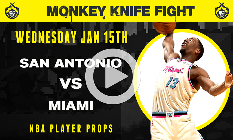 NBA Player Props - Monkey Knife Fight: 1-15-20