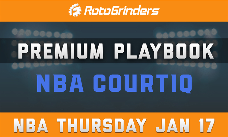 MrTuttle's Premium Playbook - CourtIQ: Thursday, January 17th