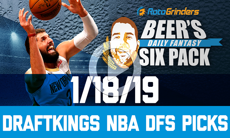DraftKings NBA Six-Pack: Friday, January 18th