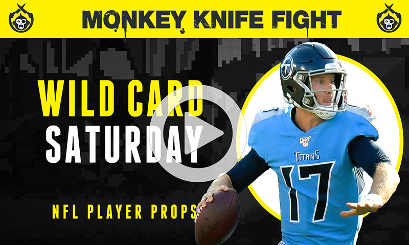 NFL Player Props - Monkey Knife Fight: Wild Card Saturday