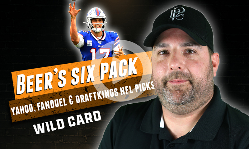 DraftKings, FanDuel and Yahoo NFL Six-Pack: Wild Card Round