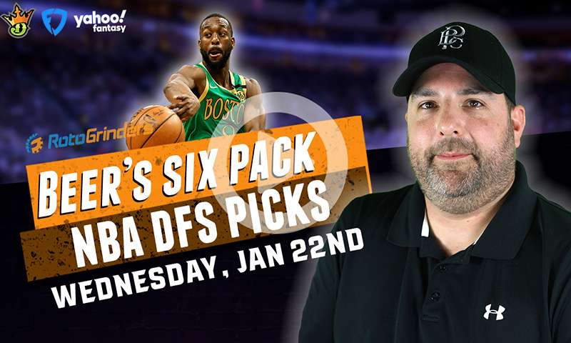 DraftKings, FanDuel and Yahoo NBA Six-Pack: Wednesday, January 22nd