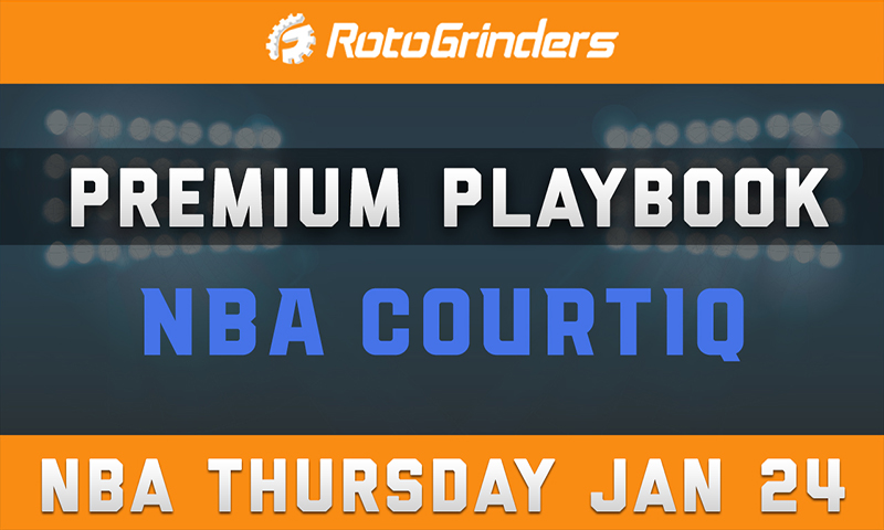 MrTuttles's Premium Playbook - CourtIQ: Thursday, January 24th