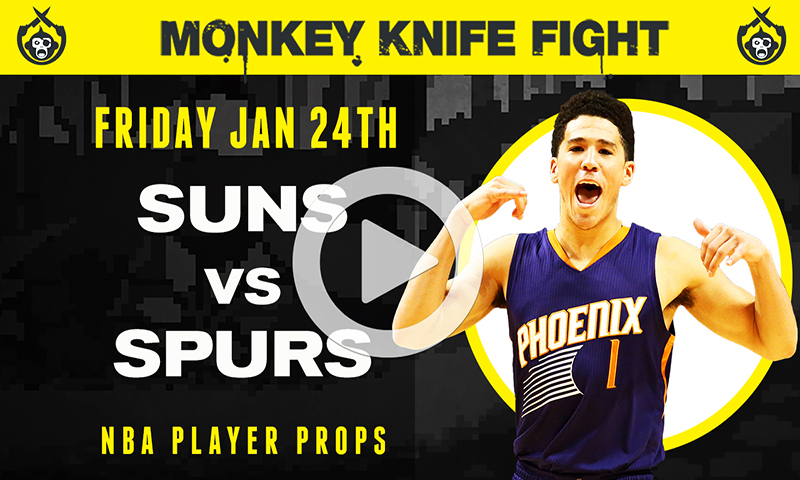 NBA Player Props - Monkey Knife Fight: 1-24-20