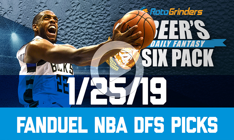 FanDuel NBA Six-Pack: Friday, January 25th