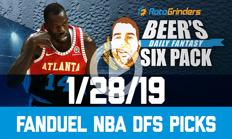 FanDuel NBA Six-Pack: Monday, January 28th