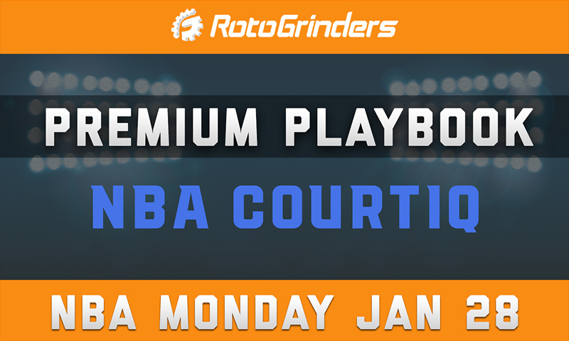 Brit Devine's Premium Playbook - CourtIQ: Monday, January 28th