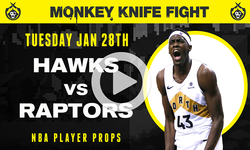 NBA Player Props - Monkey Knife Fight: 1-28-20