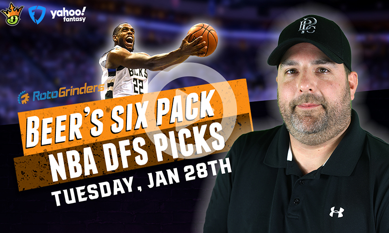 DraftKings, FanDuel and Yahoo NBA Six-Pack: Tuesday, January 28th