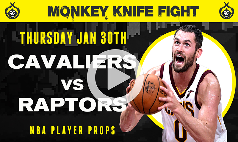 NBA Player Props - Monkey Knife Fight: 1-30-20