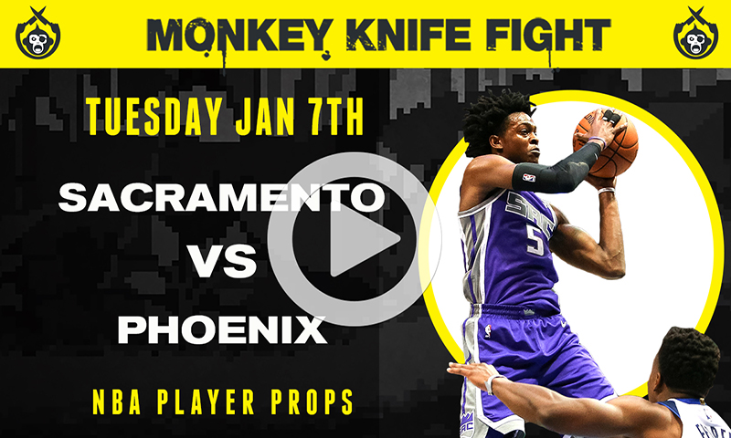 NBA Player Props - Monkey Knife Fight: 1-7-20