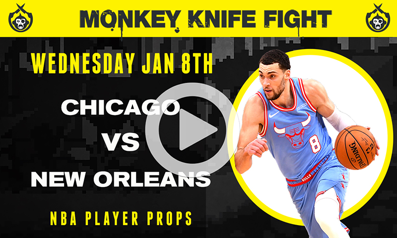 NBA Player Props - Monkey Knife Fight: 1-8-20