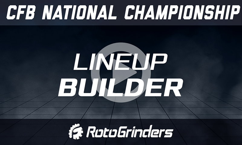 CFB National Championship Showdown Lineup Builder w/ BigT and headChopper