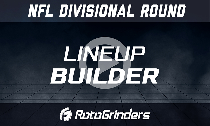 NFL Divisional Round Lineup Builder - NFL DFS Show