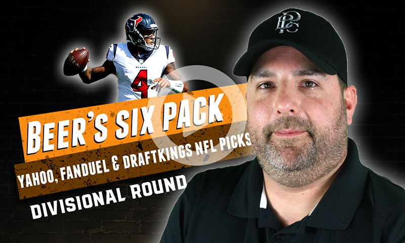 DraftKings, FanDuel and Yahoo NFL Six-Pack: Divisional Round