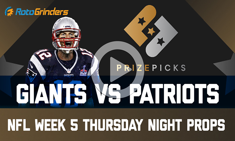 NFL Week 6 Thursday Night Player Props - MyPrizePicks
