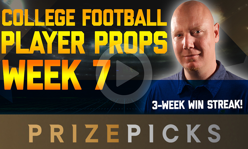 College Football Week 7 Player Props