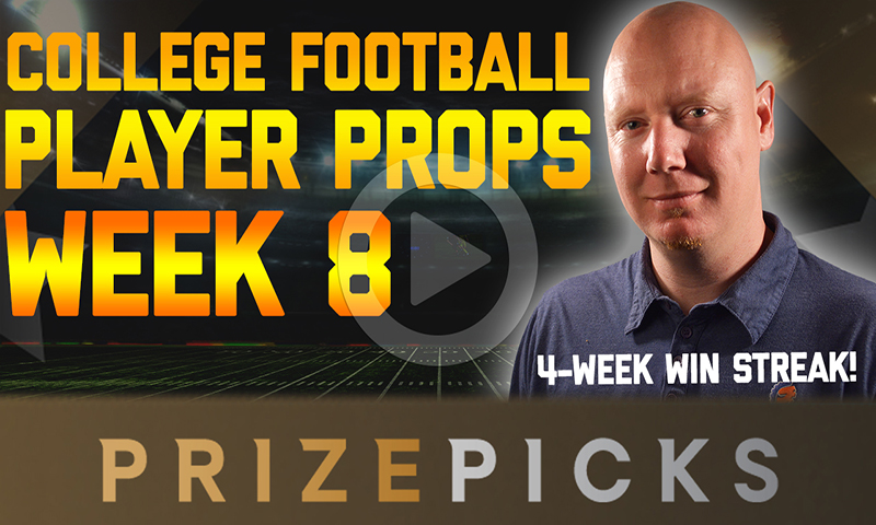 College Football Week 8 Player Props