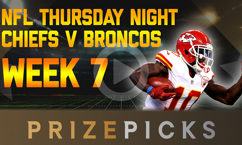 NFL Week 7 Thursday Night Player Props - MyPrizePicks
