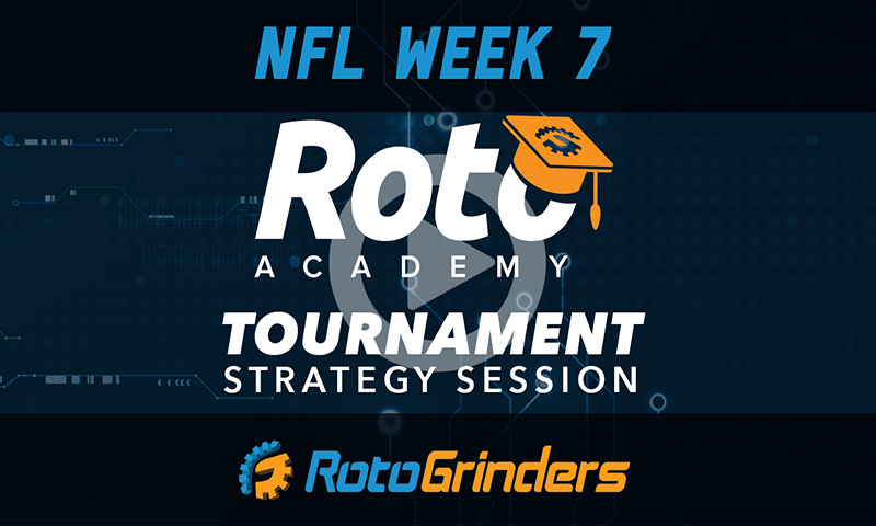 NFL Week 7 RotoAcademy Show