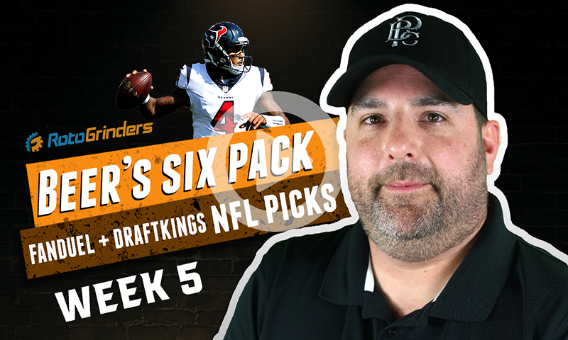 FanDuel & DraftKings NFL Six-Pack: Week 5