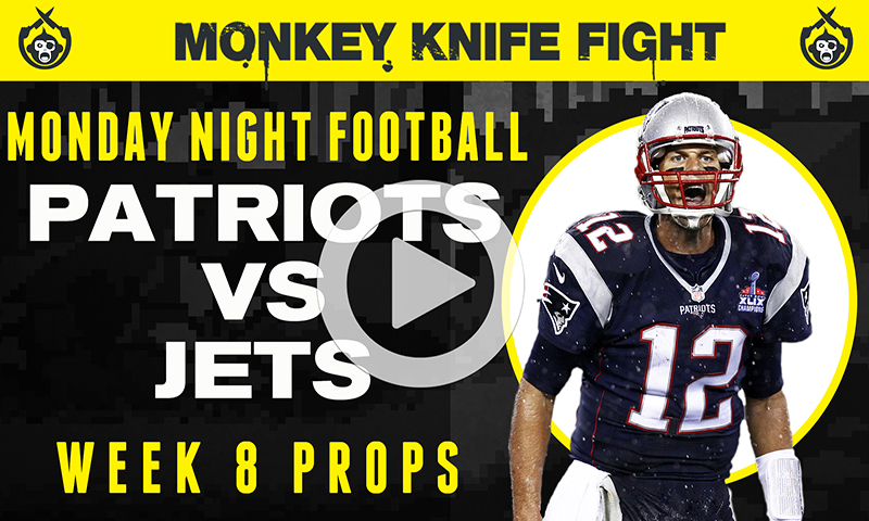 NFL Player Props - Monkey Knife Fight: Week 7 Monday Night Football