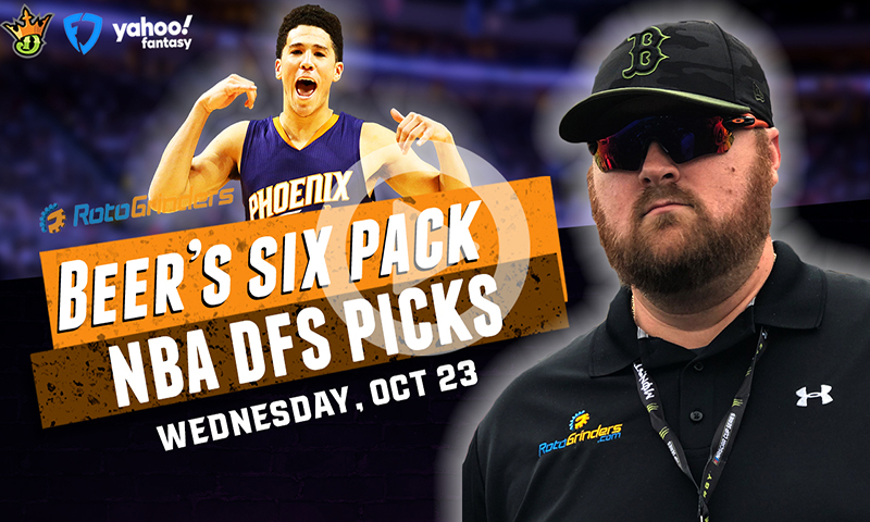 DraftKings, FanDuel and Yahoo NBA Six-Pack: 10-23-19