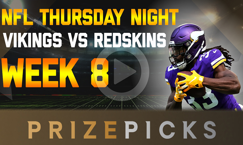 NFL Week 8 Thursday Night Player Props - MyPrizePicks