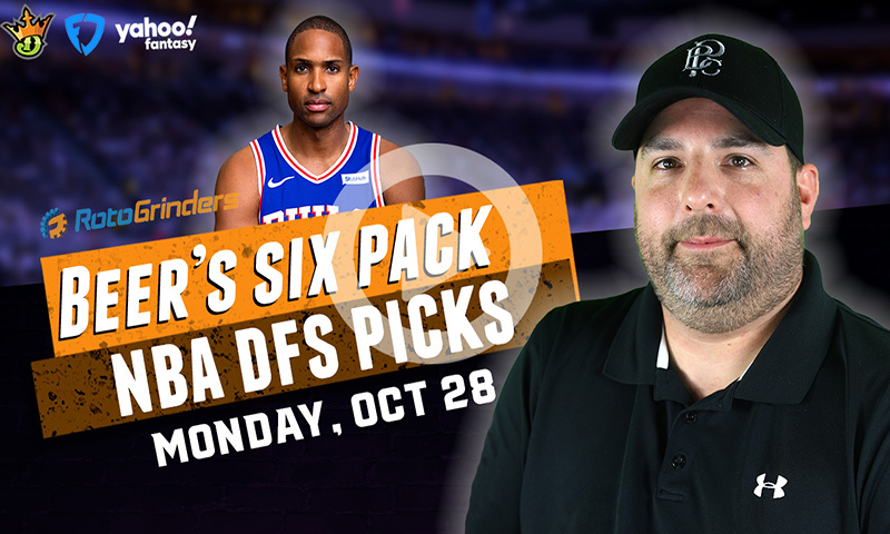DraftKings, FanDuel and Yahoo NBA Six-Pack: Monday, October 28th
