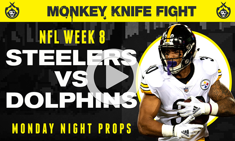 NFL Player Props - Monkey Knife Fight: Week 8 Monday Night Football