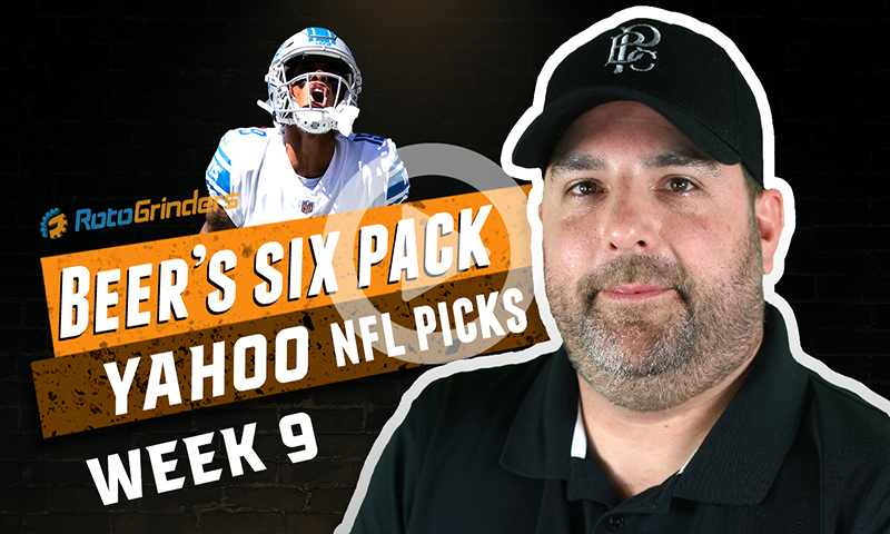 Yahoo NFL Six-Pack: Week 9