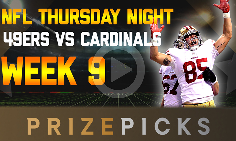 NFL Week 9 Thursday Night Player Props - MyPrizePicks