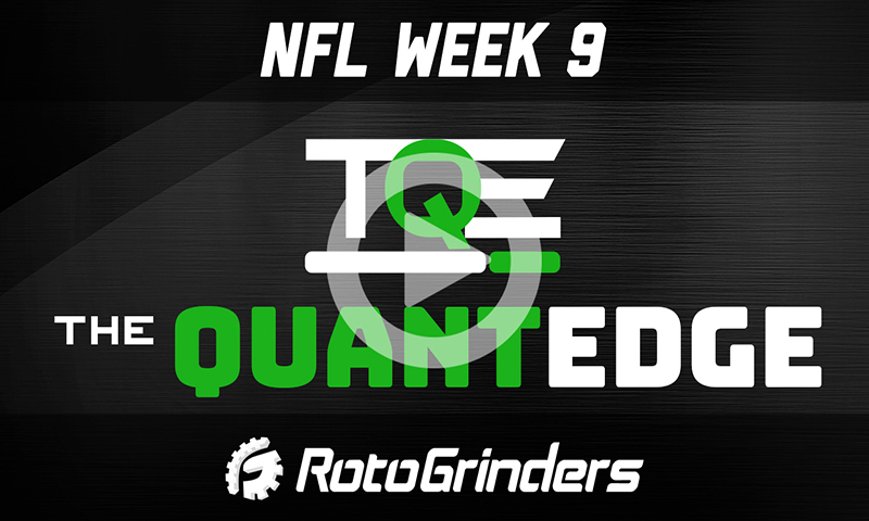 Week 9 NFL with The Quant Edge
