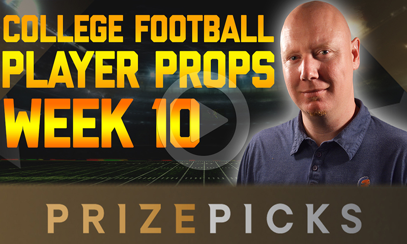 College Football Week 10 Player Props