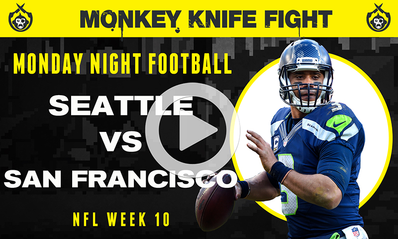 NFL Player Props - Monkey Knife Fight: Week 10 Monday Night Football