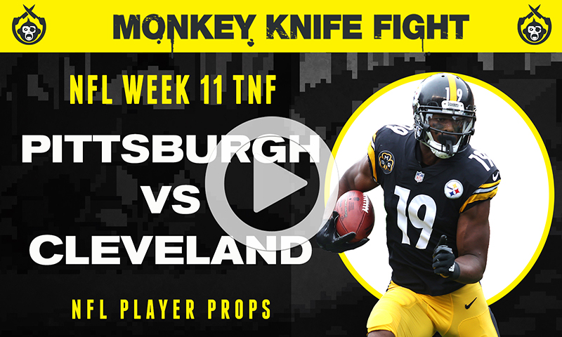 NFL Player Props - Monkey Knife Fight: Week 11 Thursday Night Football