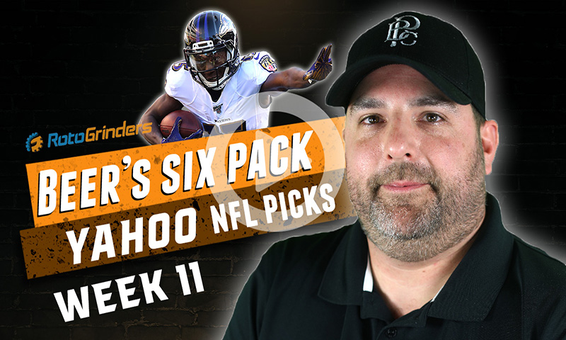 Yahoo NFL Six-Pack: Week 11